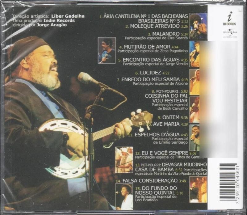 Jorge Aragão CD Ao Vivo Convida - Universal Music - Livros de Arte